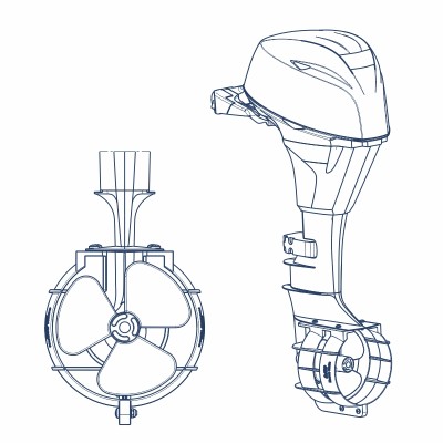 Propeller Guard, Plastic, Ø23cm Propeller Cover