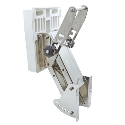 Outboard Bracket, Adjustable, with Plastic Pad, Inox 316, for Engines up to 40kg/20HP Outboard Engines Accessories