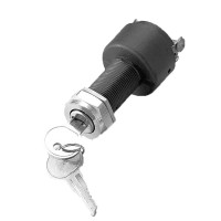 Ignition Switch, Nickel-plated Brass, 3 Positions Switch Ignition Starters and Switches