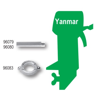 Anodes for Υanmar Engines Sacrificial Anodes