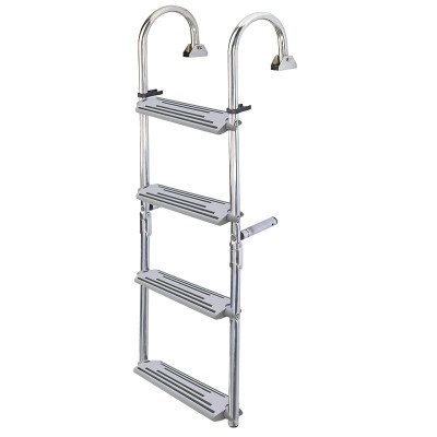 Foldable Ladder, Inox 316, 180° Boarding Ladders & Accessories