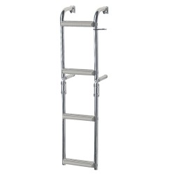 Foldable Ladder for Narrow Transom, Inox 316, 90° Boarding Ladders