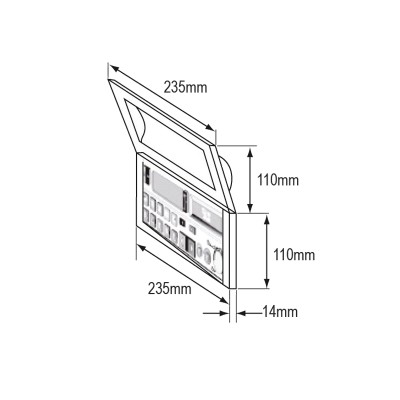 Case Cover for Radio/CD Utility Cases