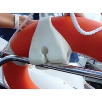 OCEAN Clip-on Lifebuoy Support for rail MOB Systems