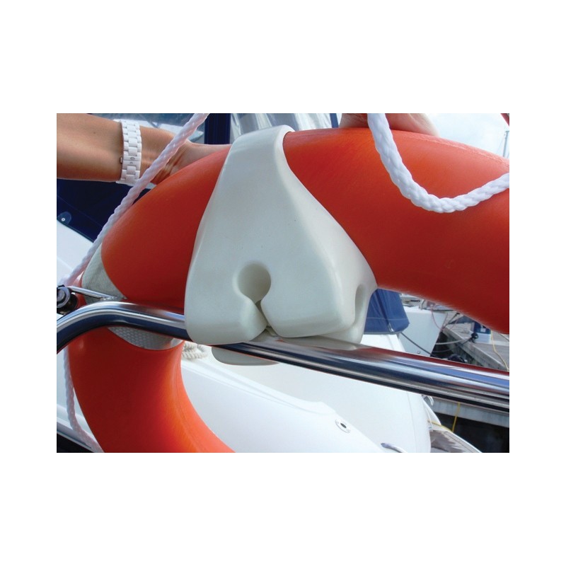 OCEAN Clip-on Lifebuoy Support for rail MOB Systems