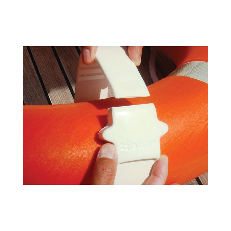 OCEAN Clip-on Lifebuoy Support for rail MOB Systems