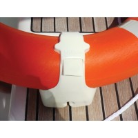 OCEAN Clip-on Lifebuoy Support for rail MOB Systems