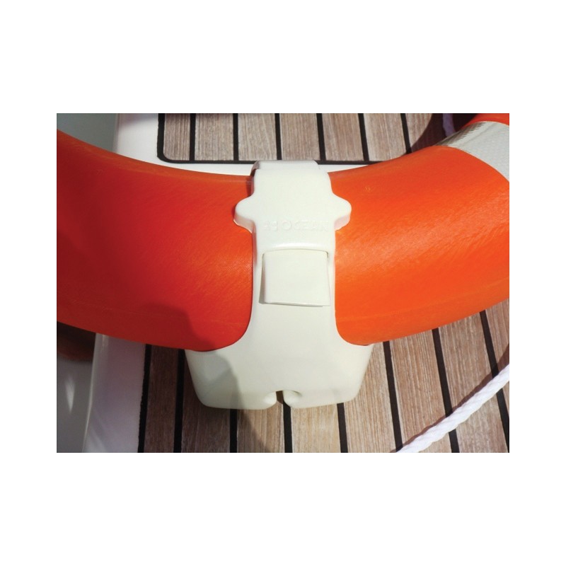 OCEAN Clip-on Lifebuoy Support for rail MOB Systems