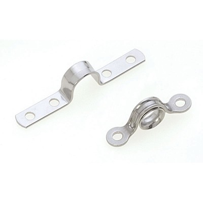 Deck clips,AISI 316, L 34-65mm, Diam. 5mm Pad Eyes