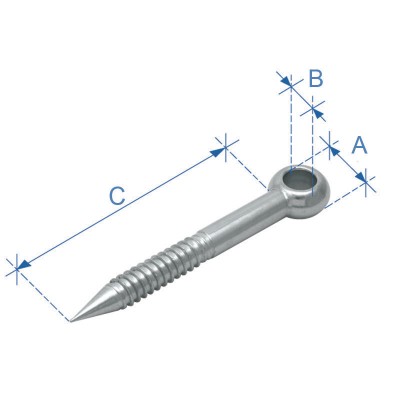 Μάπα Στριφώνι με Μάτι, Inox 316 Μάπες