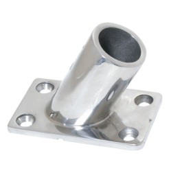 Rectangular Base 60", Casted, AISI 316 Connectors for inox tubes