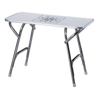 Aluminium Table with Melamine Top Deck Chairs & Tables