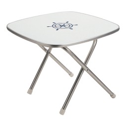 Aluminium Table with Melamine Top Deck Chairs & Tables