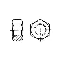 Hexagon Nut, Inox 316, DIN 934/ISO 4032 Screws, Nuts & Washers