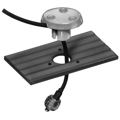 Feed-Thru for Deck Passage of Coaxial Cables & Connectors Code 99664 (type RG58), Nylon Antenna Mounts & Accessories