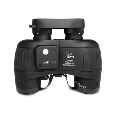 Binoculars, Individual Focus, 7x50, with Compass, Waterproof, Floating Binoculars & Monoculars