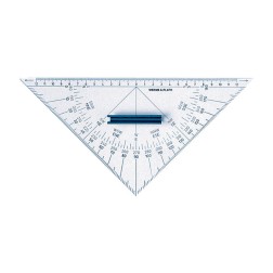 Τriangular Protractor 45º with Handle Navigation Instruments