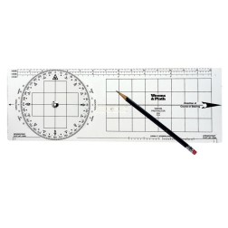 Chart Protractor Bi-Rola, 5-1/8’’x15-1/4’’ Navigation Instruments