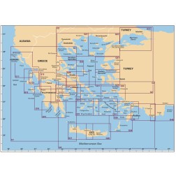 Tetra Chart Greece -Turkey Cruising Charts & Pilot Maps