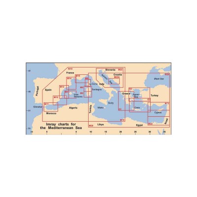 Eastern Mediterranean Chart Cruising Charts & Pilot Maps