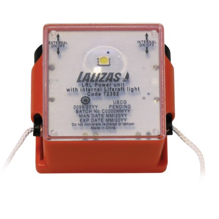 LALIZAS LRL Power Unit with Internal Liferaft Light, SOLAS/MED/USCG Liferafts Equipment