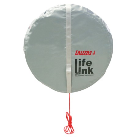 Set Lifebuoy Ring SOLAS 75cm, Lifeb. Light 71325, 30m rope, case gray MOB Systems