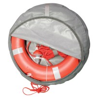 Set Lifebuoy Ring SOLAS 75cm, Lifeb. Light 71325, 30m rope, case gray MOB Systems