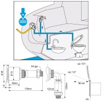 Case with Fresh Water Inlet, with Lid Faucets & Accessories