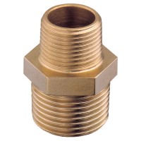 Reducing Male Nipple, BSPT, Brass Brass Fittings