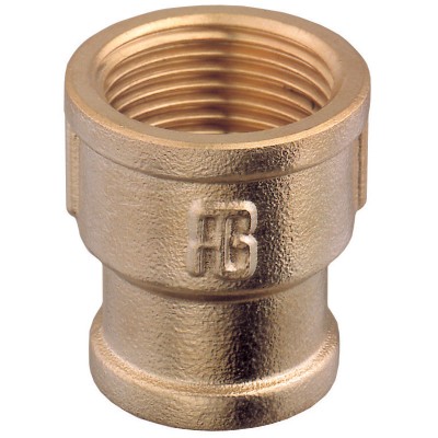 Straight Reducing Coupling, F-F, BSPP, Brass Brass Fittings