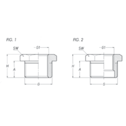 Straight Reducer, M-F, BSPT, Brass Brass Fittings