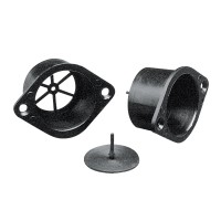 Drain Plug with Non-return Valve for Inflatable Boat, Ø35mm, Black Thru-Hull Accessories