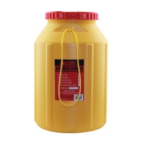 LALIZAS Storage Bottle for Distress Signals/Pyrotechnics 12L,Yellow Marine Distress Signals & Pyrotechnics