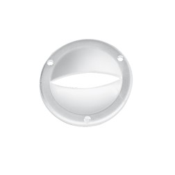 Ventilation Clam Shell Cover, Round, Ø87mm, PA, White Ventillation