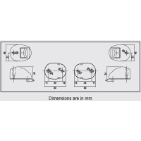 FOS LED 12 Starboard & Port Lights 112,5°, Set LED Navigation Lights