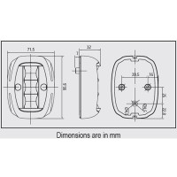 FOS LED 20 Stern Light 135° LED Navigation Lights