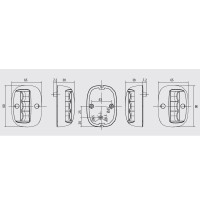 FOS LED 20 Starboard & Port Lights 112,5°, Set LED Navigation Lights