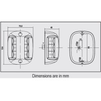 FOS LED 20 Bi-colour Light LED Navigation Lights