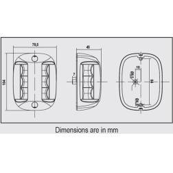 FOS LED 20 Bi-colour Light LED Navigation Lights