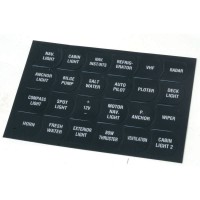 Function Labels for Switch Panels, 24pcs Switch Panels & Accessories