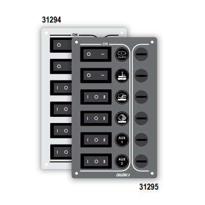 “SP Ultra” Switch Panel, Inox 316 Switch Panels & Accessories