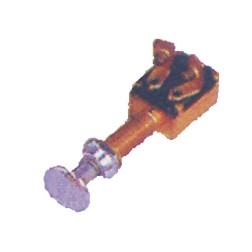 Διακόπτης Push Pull, 12V, 20A, Ø 9,5mm, Μ 30mm, από Επιχρωμιωμένο Μπρούτζο Διακόπτες