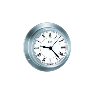 Clock Quartz Tempo, Chrome, Ø70mm Weather Instruments & Clocks