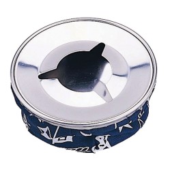 Ashtray, Inox 304, Ø10cm & H:5cm, Blue Marine Ashtrays