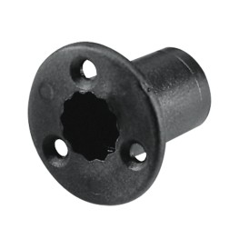 Socket, Flush mounted, for 37660 Adjustable Fishing Rod Holder, Black Fishing Rod Holders