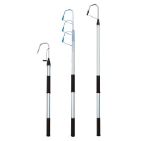 Telescopic Gaff with Anodised Aluminium Pole & Inox Hook Fishing Accessories