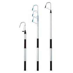 Telescopic Gaff with Anodised Aluminium Pole & Inox Hook Fishing Accessories