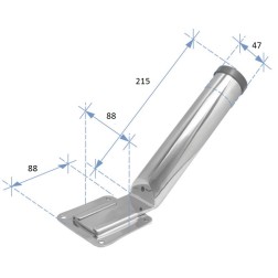 Fishing Rod Holder, Removable, Inox 304 Fishing Rod Holders