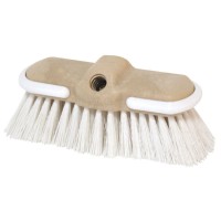 Boat Scrub Brush Flow Thru, Hard Bristle, White Boat Brushes & Handles