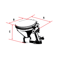 Manual Marine Toilet LT-0 & LT-1 Marine Toilets & Accessories